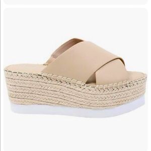 Charles by Charles David Womens Santana Flatform Sandals 8 Medium. Brand New